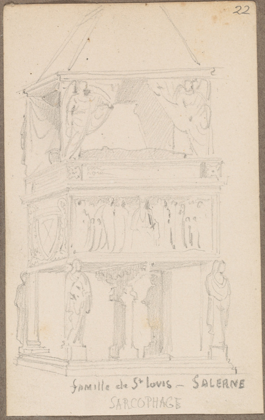 Louis Boitte - Salerne, Dôme, tombeau de Marguerite d'Anjou