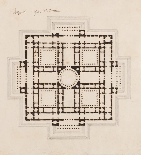 Edouard Villain - Mr Moreau, Plan d’un lazaret, 1784