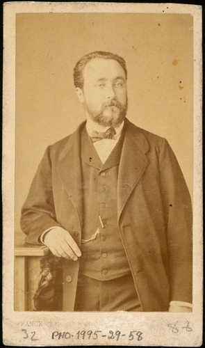 Franck - Maurice Richard, ministre des Beaux-arts en 1870, né en 1832 mort en 18...