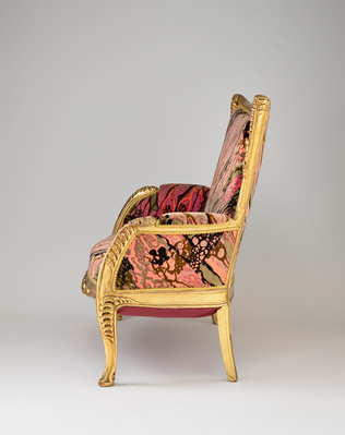 Louis Majorelle - Canapé, décor de fougères