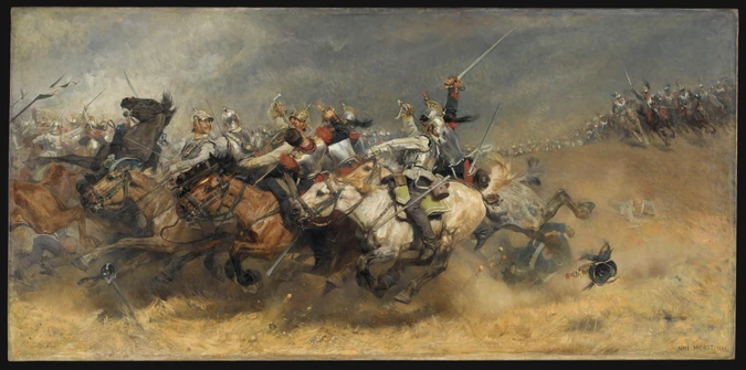 Aimé Morot - Rezonville, 16 août 1870, la charge des cuirassiers