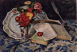 Paul Gachet - Nature morte à l'assiette