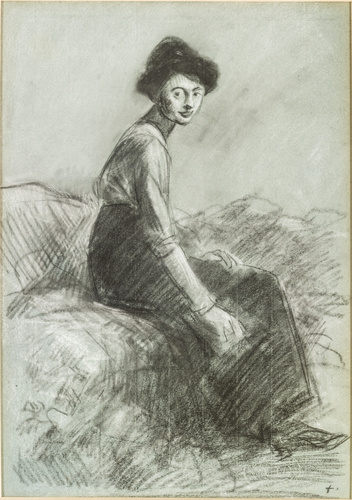 Jean-Louis Forain - Femme assise