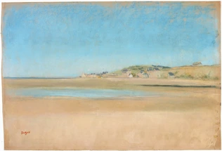 Edgar Degas - Paysages : maisons au bord de la mer