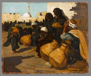 Charles Cottet - Marchands d'huile à Assiout