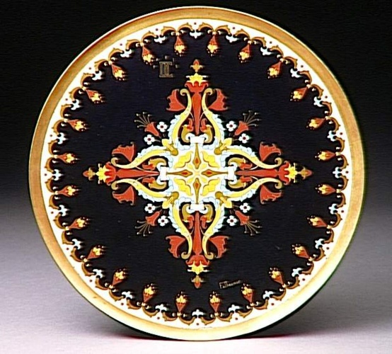 Fernand Thesmar - Plat ornemental
