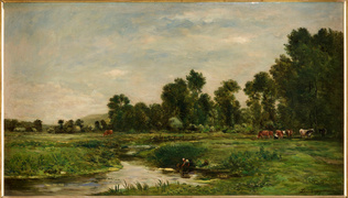 Charles-François Daubigny - La Vallée de l'Arques