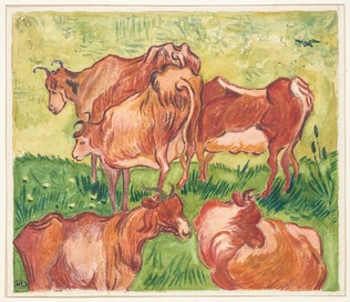 Les vaches - Blanche Derousse