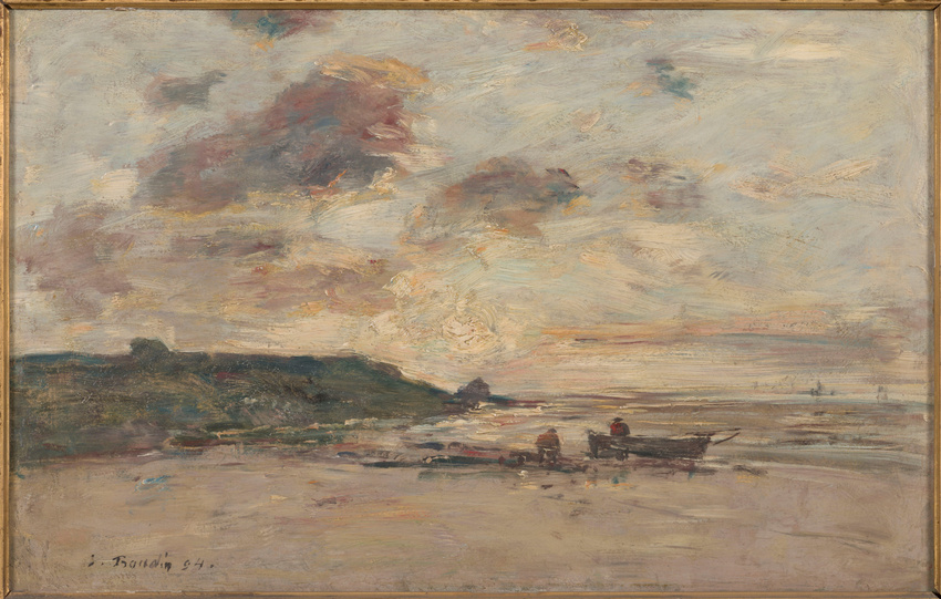 Eugène Boudin - Rivages aux environs de Trouville