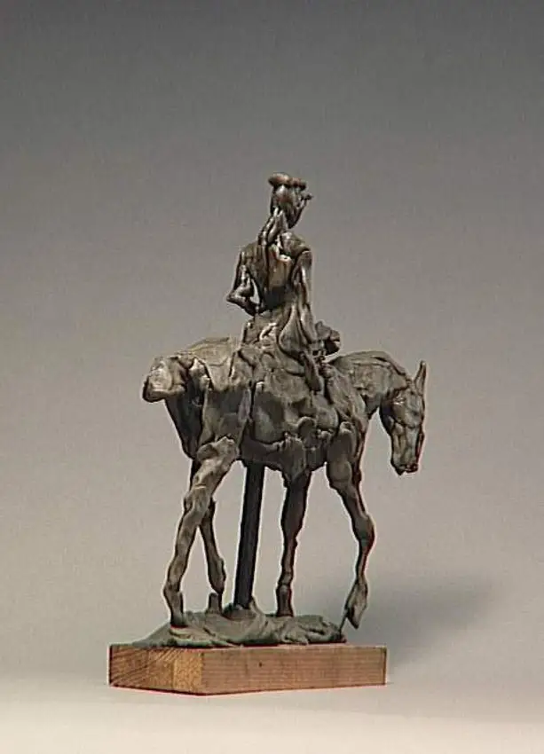 Marie Fremiet à cheval - Emmanuel Fremiet