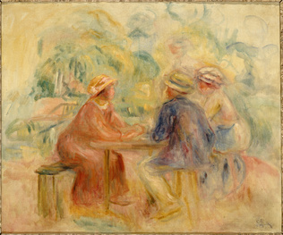 Auguste Renoir - Réunion dans le jardin