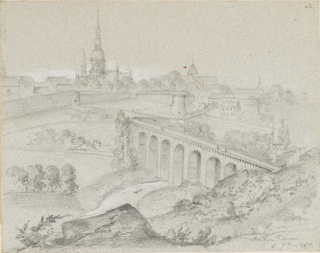 Louis Boitte - Dinan, la ville et le port