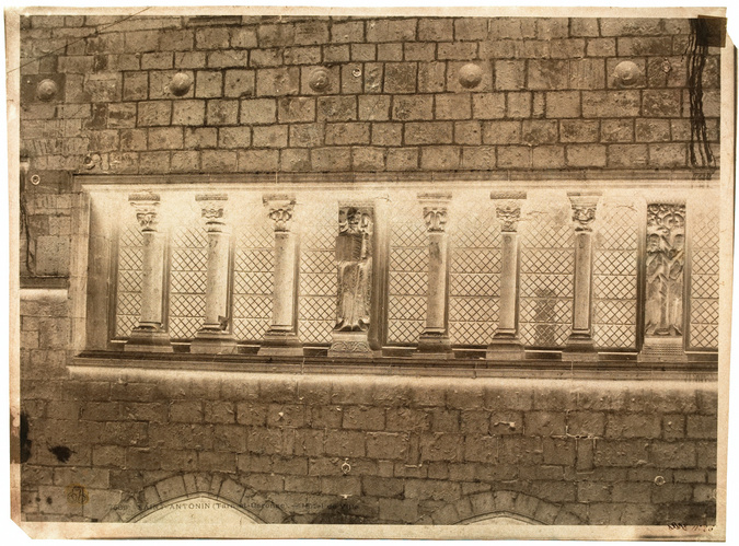 Gustave Le Gray - Saint-Antonin-Noble-Val (Tarn-et-Garonne) - Détail de la façad...