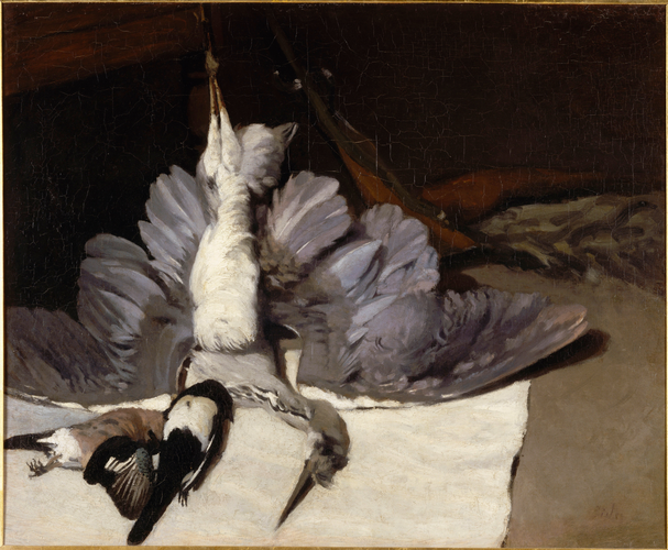 Alfred Sisley - Le Héron aux ailes déployées