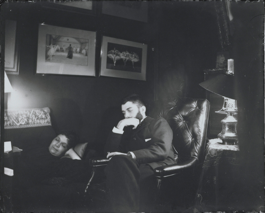Edgar Degas - Louise et Daniel Halévy