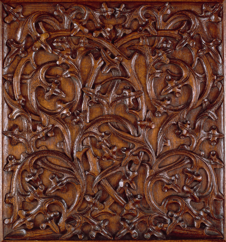 Panneau de porte provenant du nouveau palais de Westminster - Augustus Welby Northmore Pugin