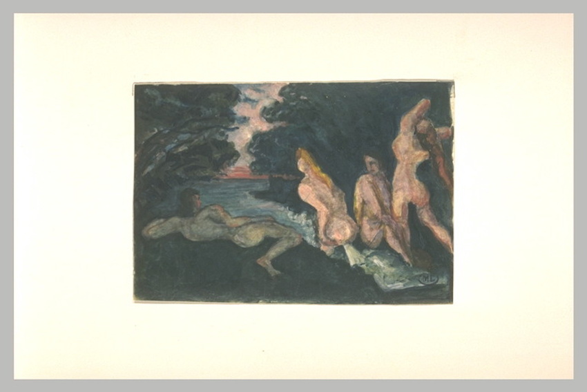 Blanche Derousse - Quatre baigneuses