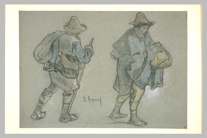 François Reynaud - Deux paysans