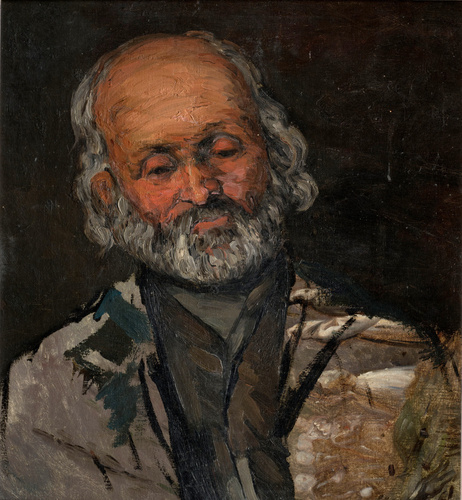 Paul Cézanne - Tête de vieillard (le père Rouvel à Bennecourt ?)