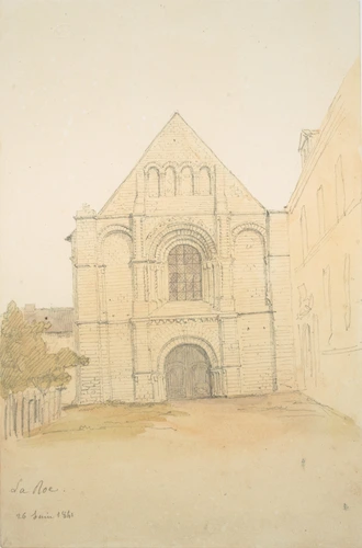 Victor Ruprich-Robert - Eglise de la Noé, élévation de la façade principale