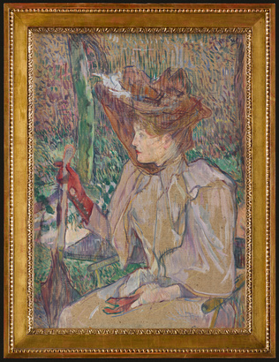 La Femme aux gants - Henri de Toulouse-Lautrec | Musée d'Orsay
