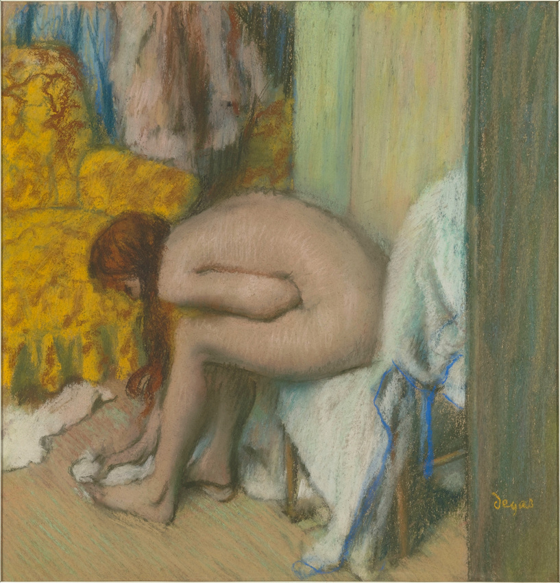 Edgar Degas - Femme à sa toilette essuyant son pied gauche