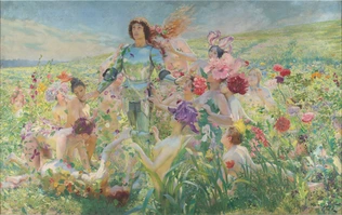 Le Chevalier aux fleurs - Georges Rochegrosse