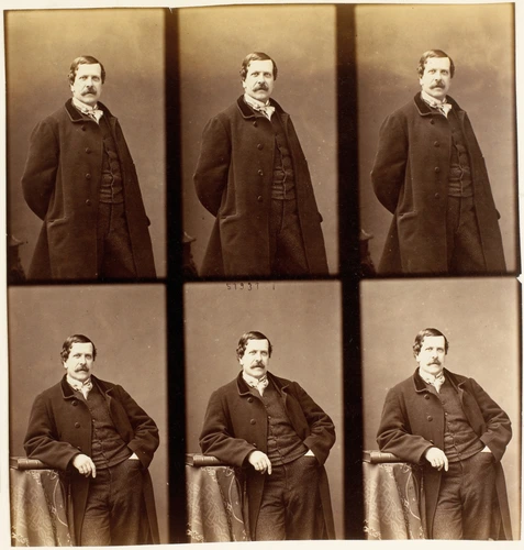 M. Julian en pied, en six poses - André Adolphe Eugène Disdéri