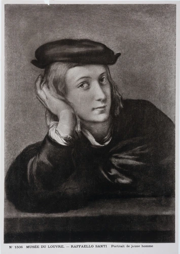 Jacques Ernest Bulloz - Portrait de Jeune homme apr Raphaël