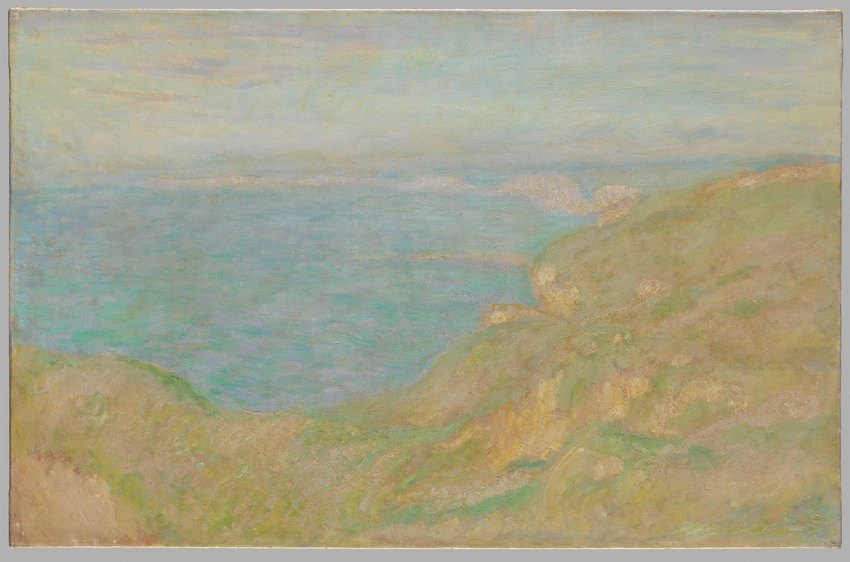 Falaise de Fécamp - Claude Monet
