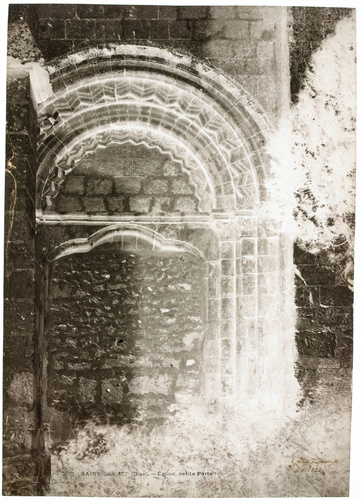 Henri Le Secq - Saint-Germer-de-Fly (Oise) - Porte murée côté sud, église Saint-...