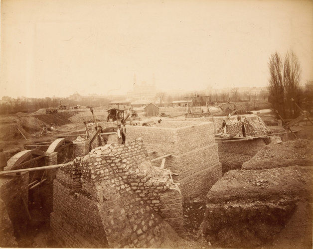 Anonyme - Etat d'avancement des travaux au 3 avril 1887, pile n°2