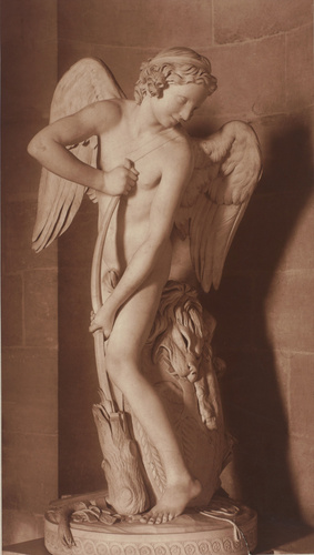 Anonyme - L'Amour se faisant un arc de la massue d'Hercule, d'Edme Bouchardon