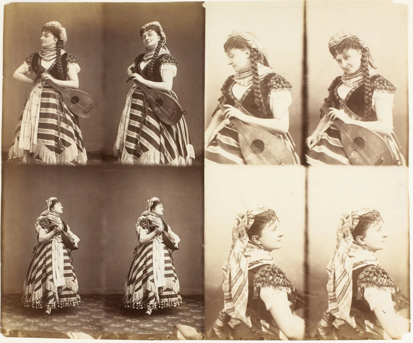 Hortense Schneider, dans "La Périchole", opéra-bouffe d'Offenbach, Meilhac et Halévy - André Adolphe Eugène Disdéri