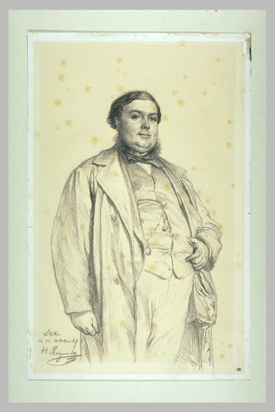 Henri Regnault - Portrait de M. Albert Huet, député de Saône-et-Loire, beau-frèr...