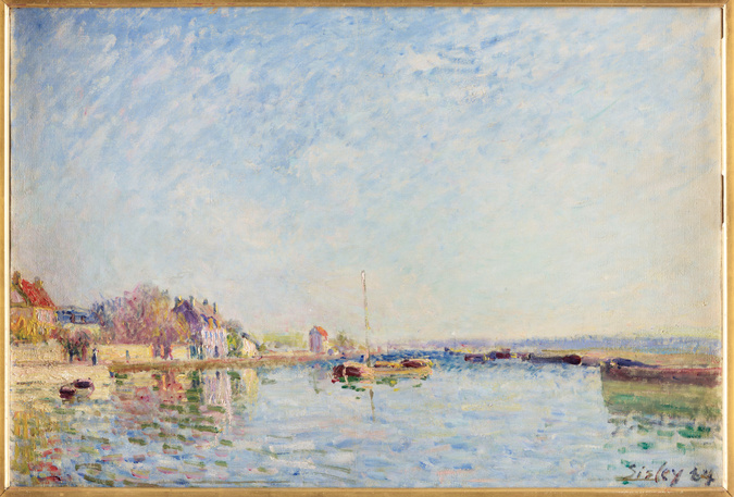 Allée de peupliers aux environs de Moret-sur-Loing - Alfred Sisley