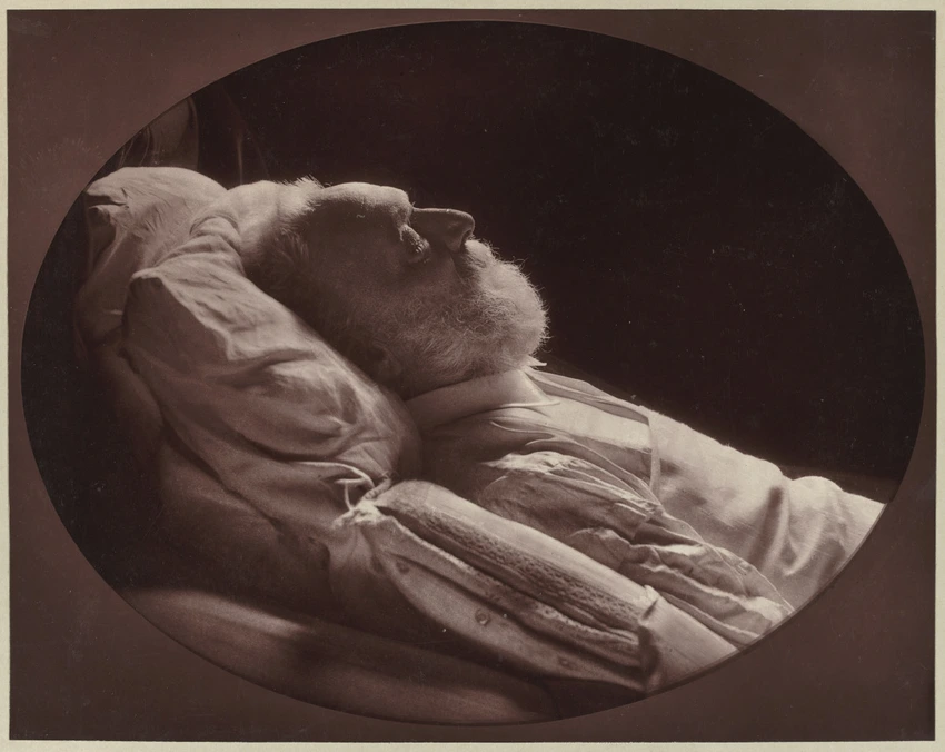 Victor Hugo sur son lit de mort - Nadar