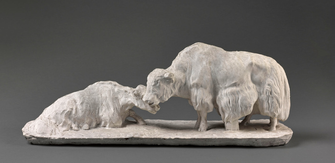 Rembrandt Bugatti - Couple de yacks