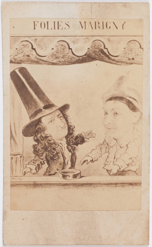 Anonyme - Reproduction d'un dessin de Mailly représentant Paul Legrand et Monsie...