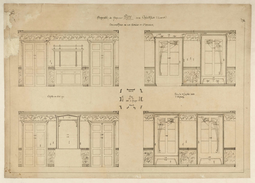 Hector Guimard - Nogent-sur-Vernisson, aux Gévrils, propriété de M. Roy (bâtimen...
