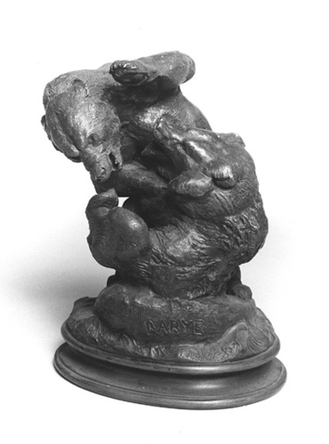 Antoine-Louis Barye - Deux ours se battant