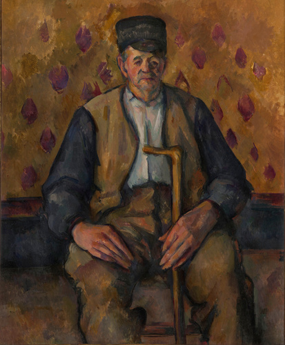 Paul Cézanne - Paysan assis