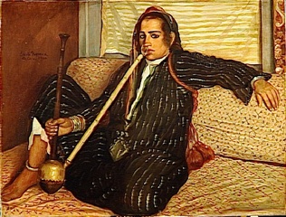 Emile Bernard - Fumeuse de haschich