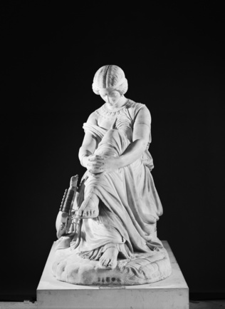 西洋美術　樹脂彫刻　ジェームズ・プラディエ　SAPPHO　C　4763A Sapho - James Pradier | Musée d'Orsay
