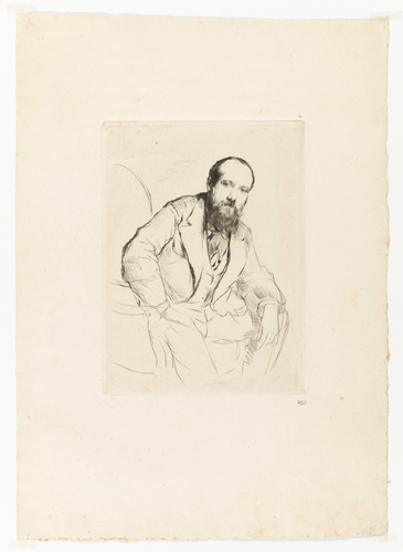 Marcellin Desboutin - Portrait d'Armand Silvestre