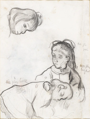 Paul Gauguin - Etude pour le portrait de la famille Schuffenecker