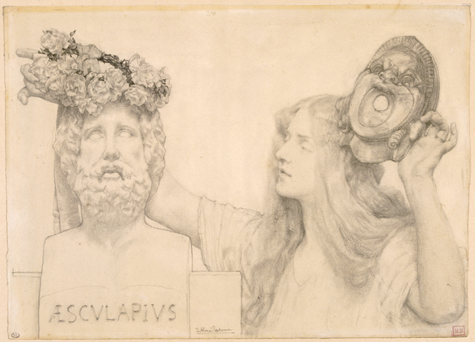 Lawrence Alma-Tadema - Le couronnement d'Esculape