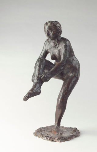 Edgar Degas - Danseuse mettant son bas, première étude
