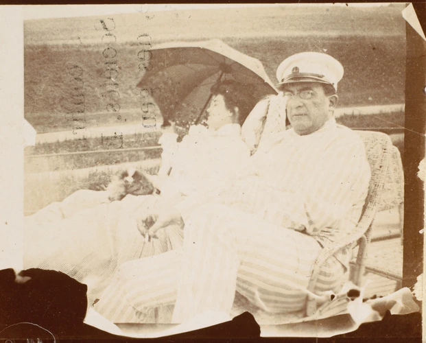 Pierre Bonnard - Misia et Edwards assis sur le pont