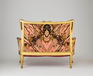 Louis Majorelle - Canapé, décor de fougères